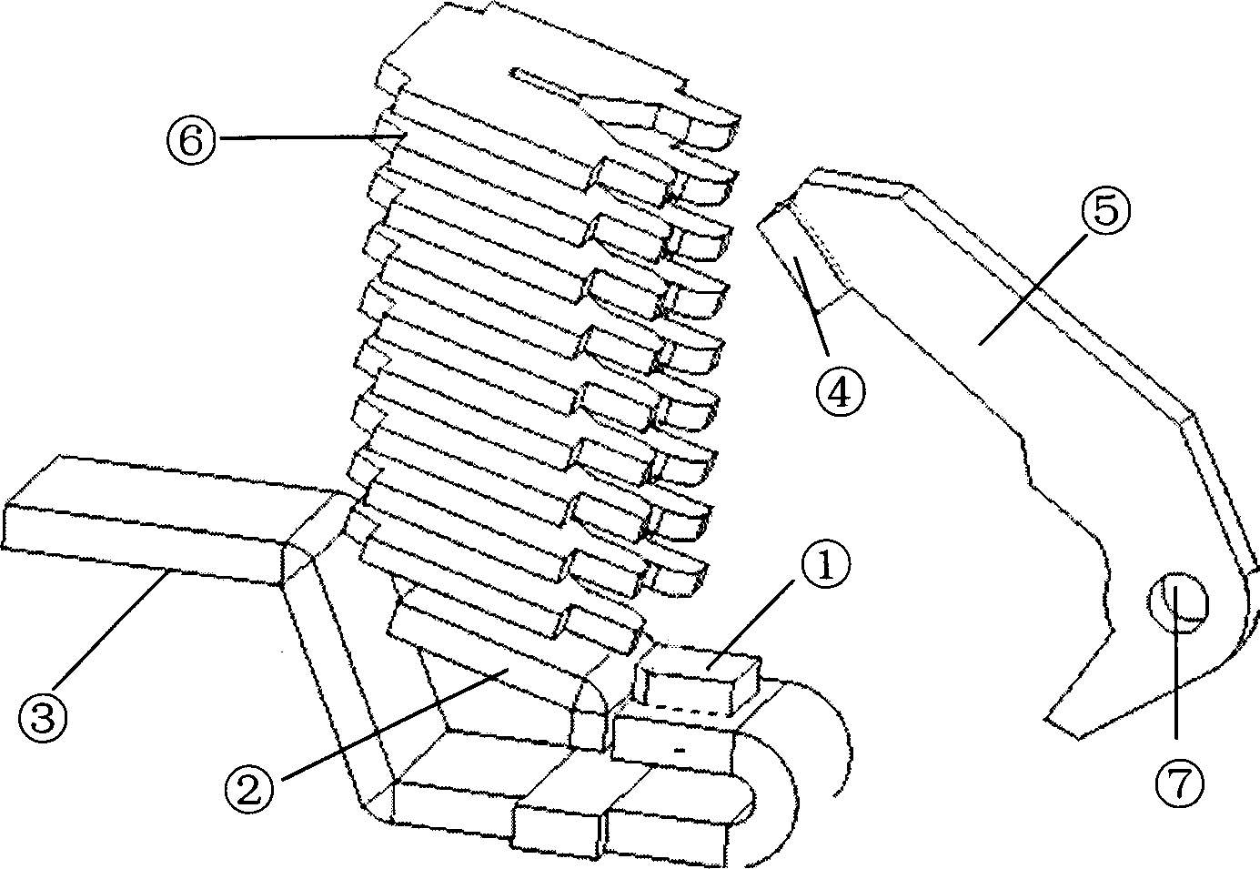 Low-voltage arc quenching system based on wall erosion to improve pneumatic repellent force and break performance