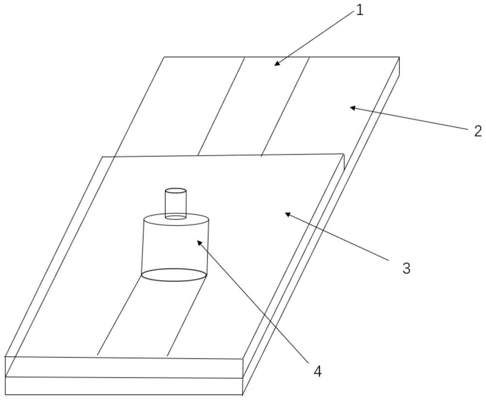 Alloy-composite friction stir welding joint and preparation method thereof