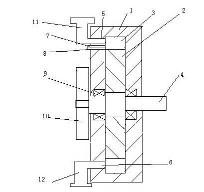 Gasoline engine with eccentric rotor