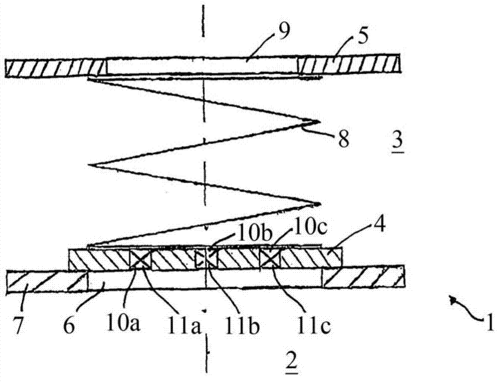 Valve for controlling a gas flow, liquid separator, ventilation system and internal combustion engine comprising such a valve