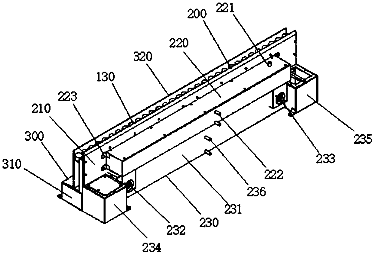 Simulated flame device of fireplace