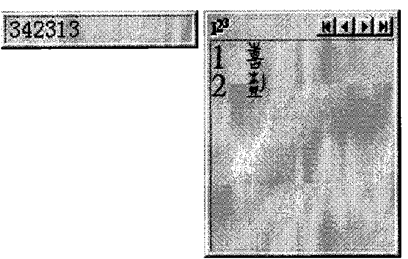 Input method of 6-code number oracle