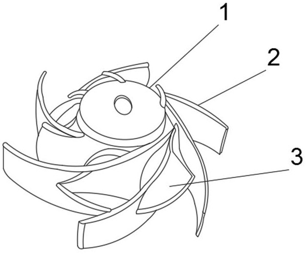 Three-dimensional flow efficient energy-saving water pump