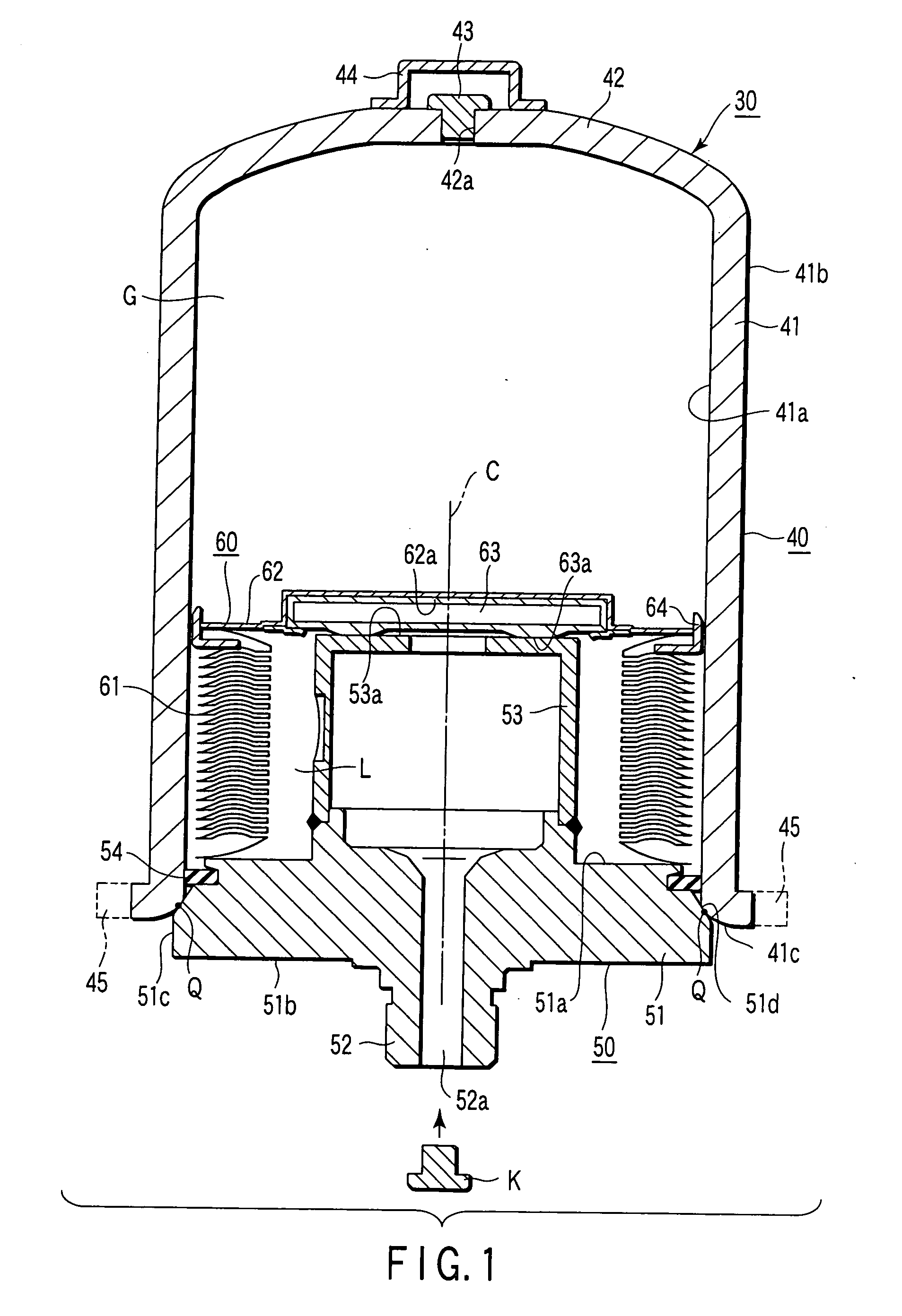 Pressure container and pressure accumulating/buffer apparatus