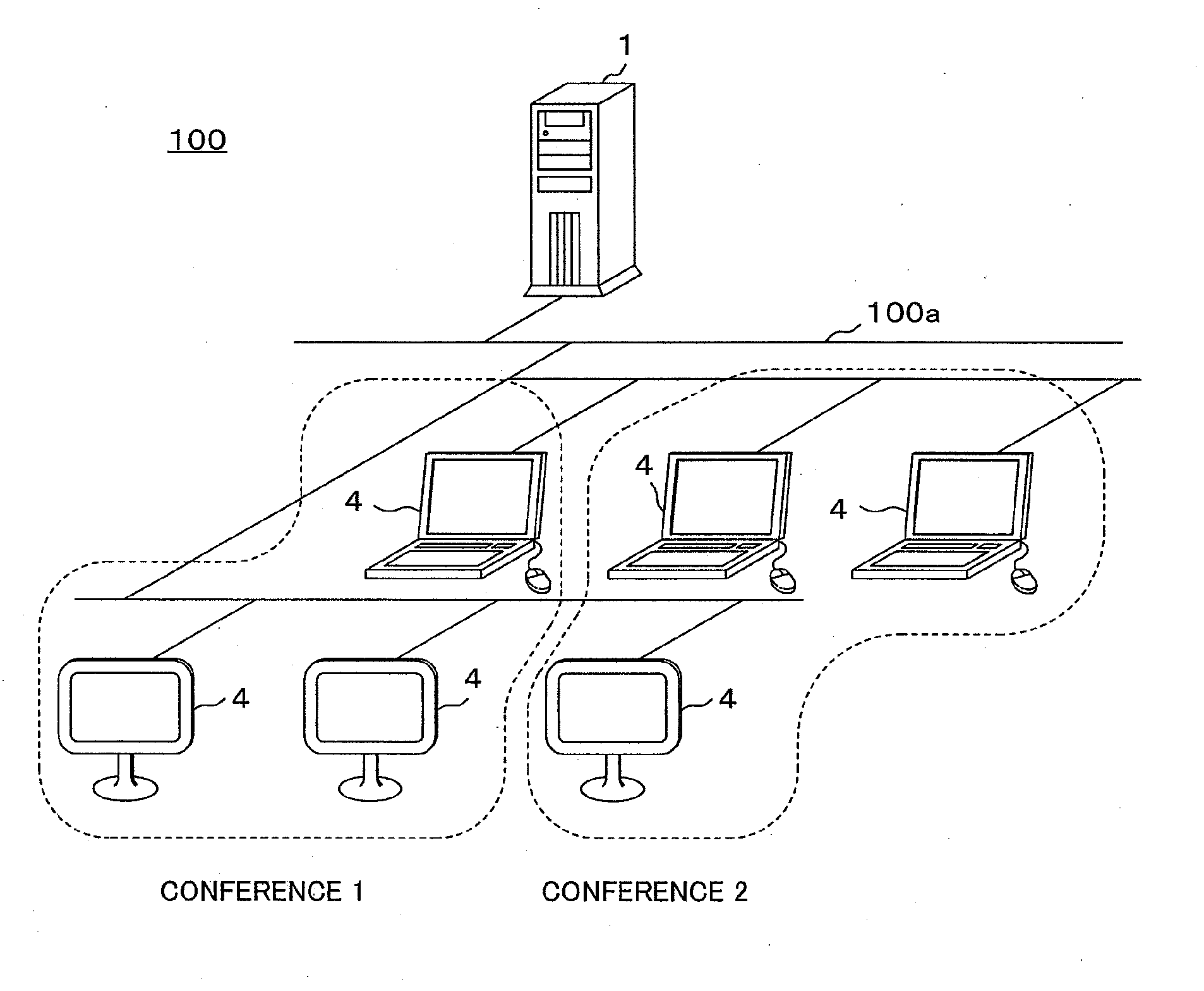 Conference relay apparatus and conference system