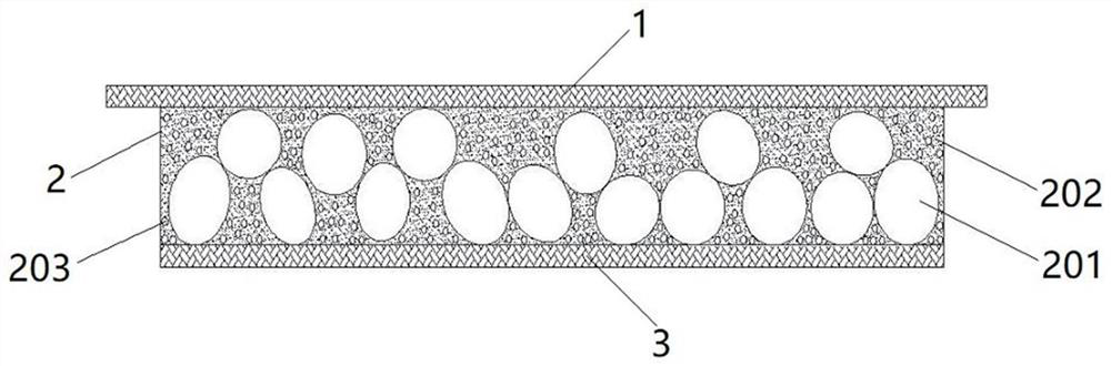 Rock burst roadway bottom plate buffering and damping structure and arrangement method thereof