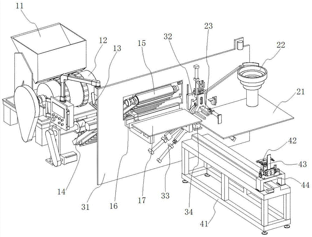 A fully automatic round head barrel hook forming machine