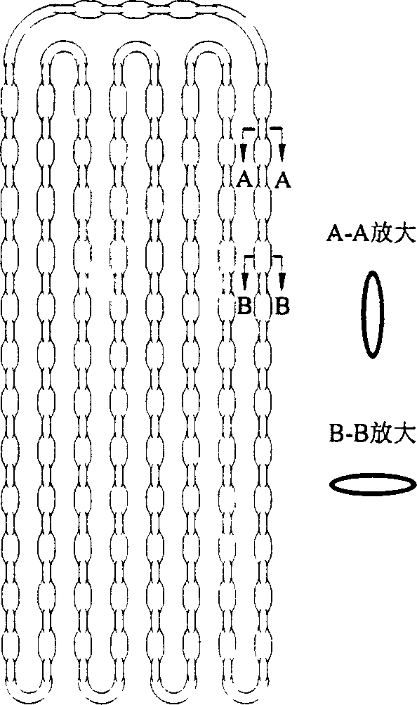 Heat transfer process for variable cross section intensive selfoscillatory flow heat pipe