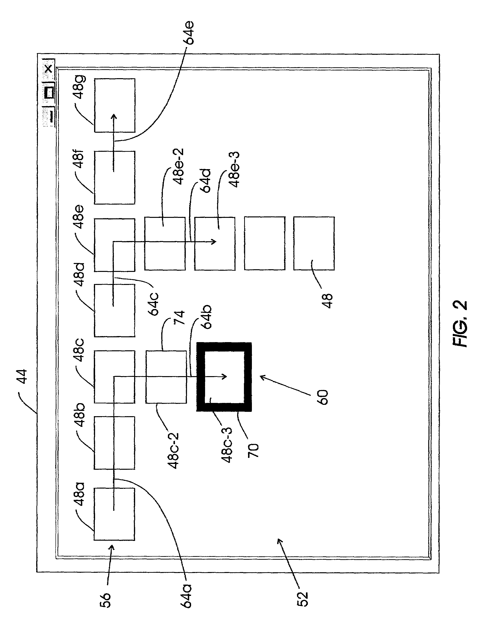 Navigation method for visual presentations