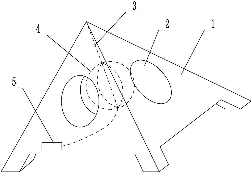 Projection screen type three-dimensional display packaging box