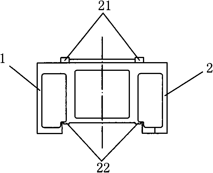 Double upright pole for flat-surface grinding machine