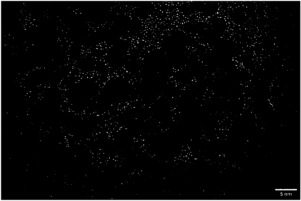 Preparation method of nitrogen-doped graphene loaded Ir-Ru catalyst for SPE electrolytic cell