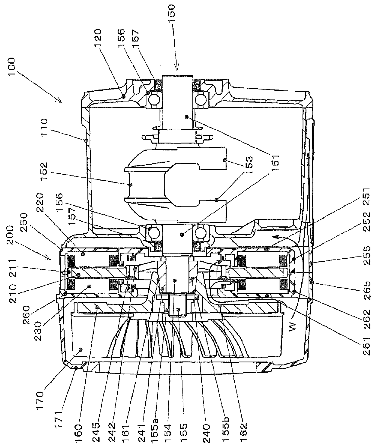 Axial gap-type power generator