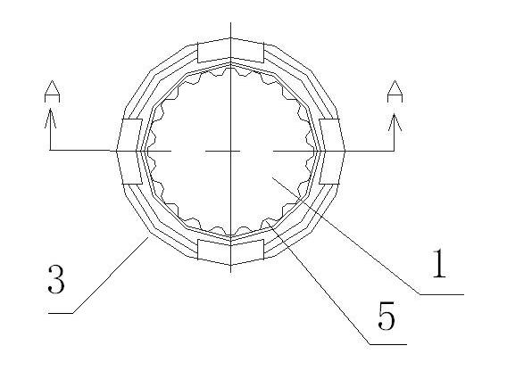 A copper-plastic composite pipe