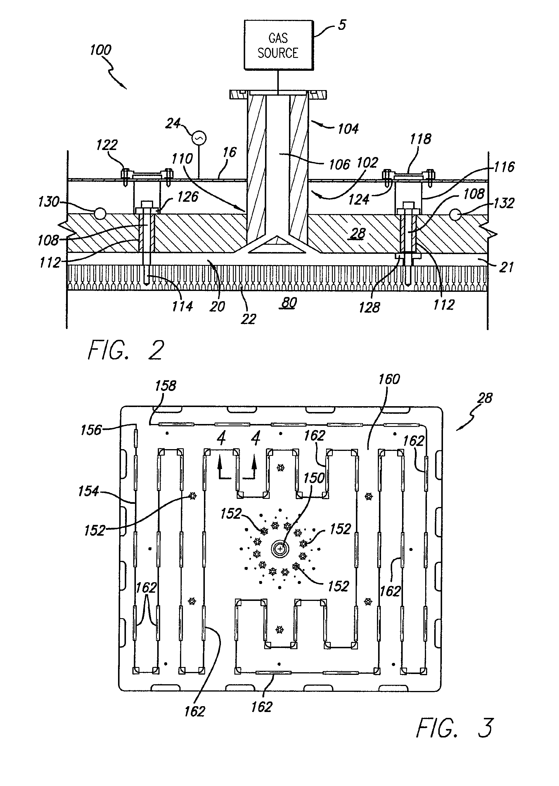 Pecvd process chamber with cooled backing plate