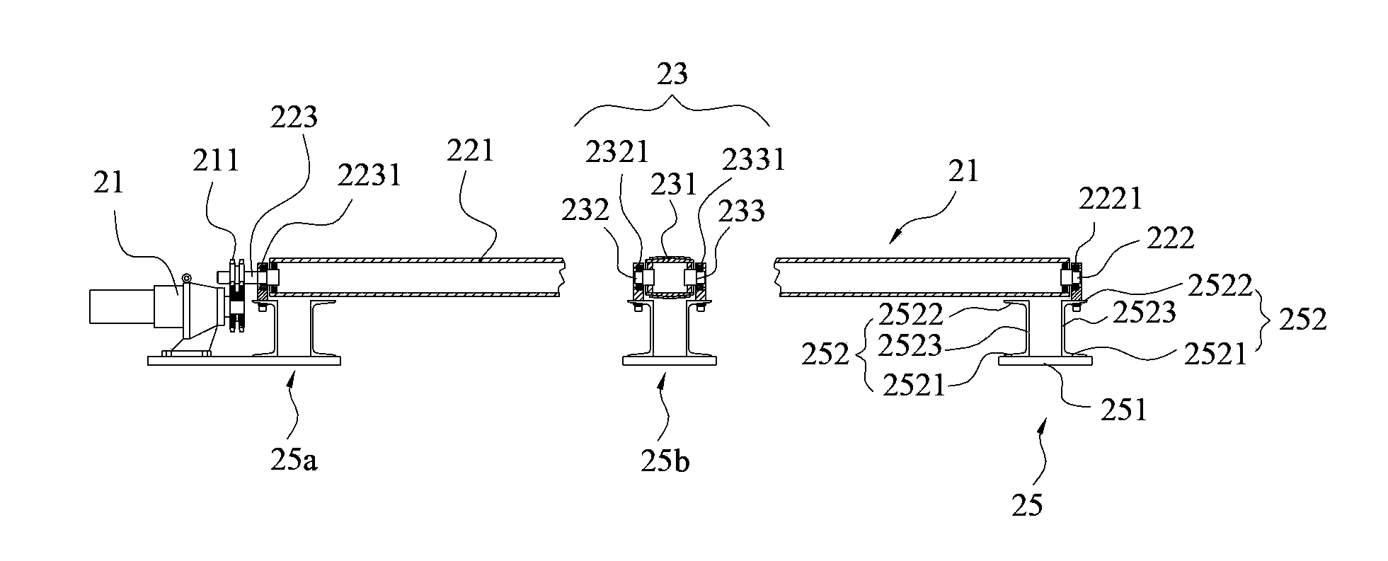 Jointed board automatic welder, joint board automatic welder unit and board power transmission mechanism