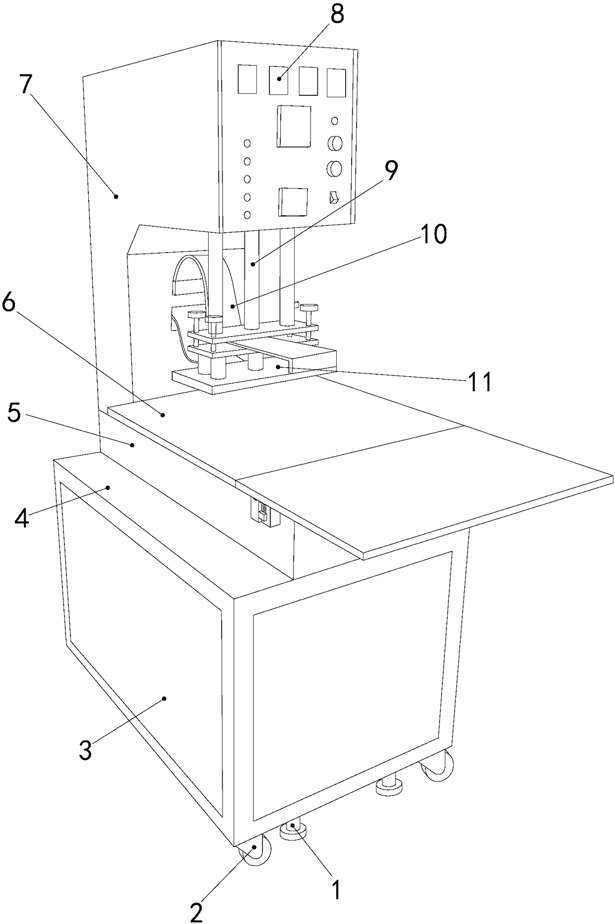 Toy packaging bag sealing machine