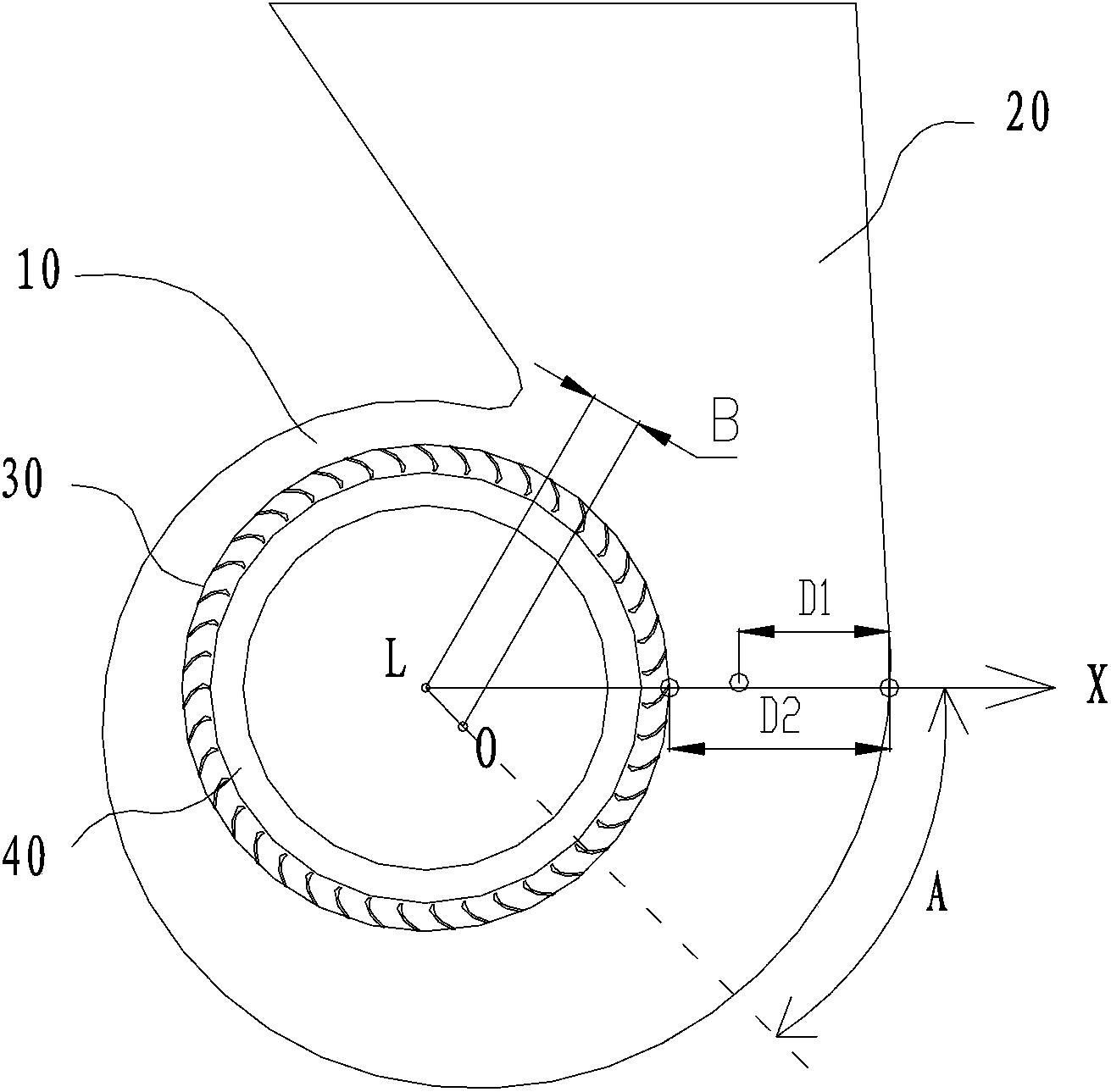 Volute of centrifugal fan and method for manufacturing volute