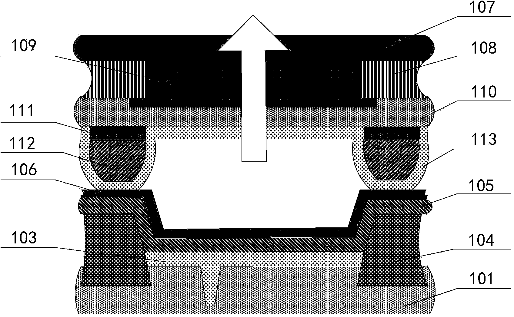 OLED display panel and OLED display device with same