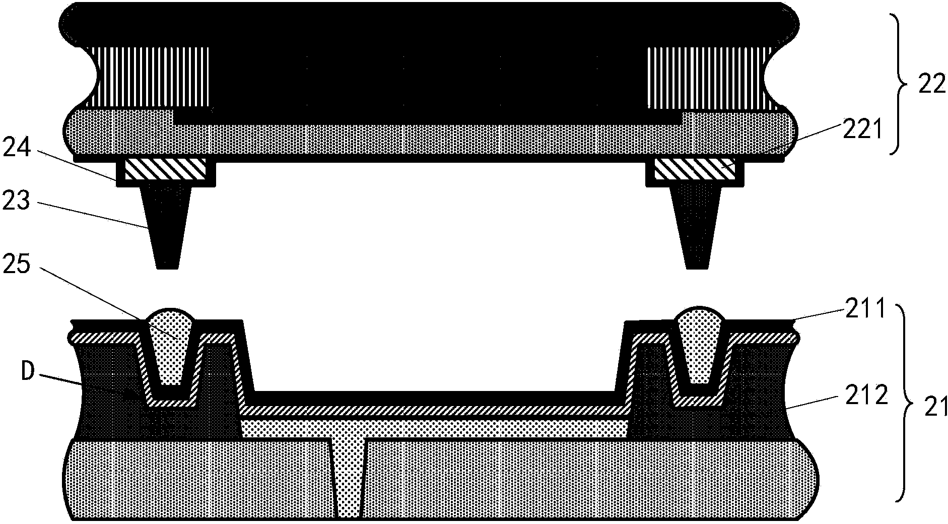 OLED display panel and OLED display device with same