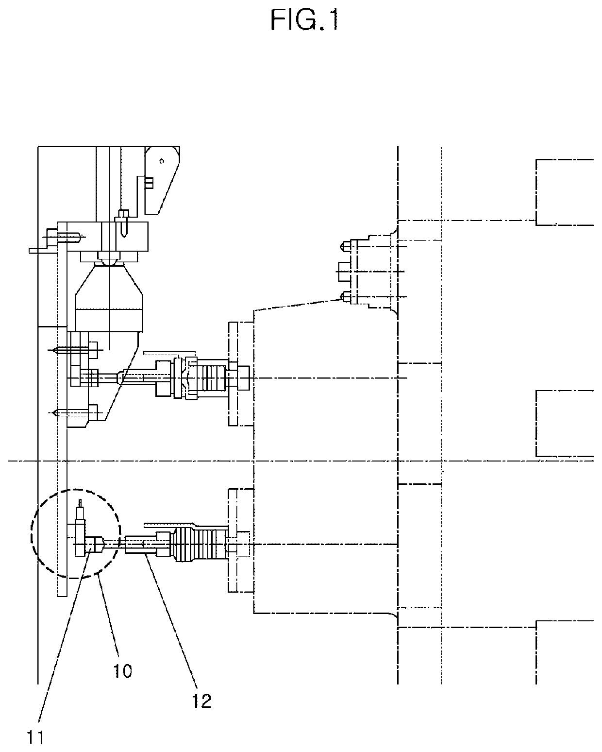 System and method for detecting damaged tool of multi-axis head machining equipment