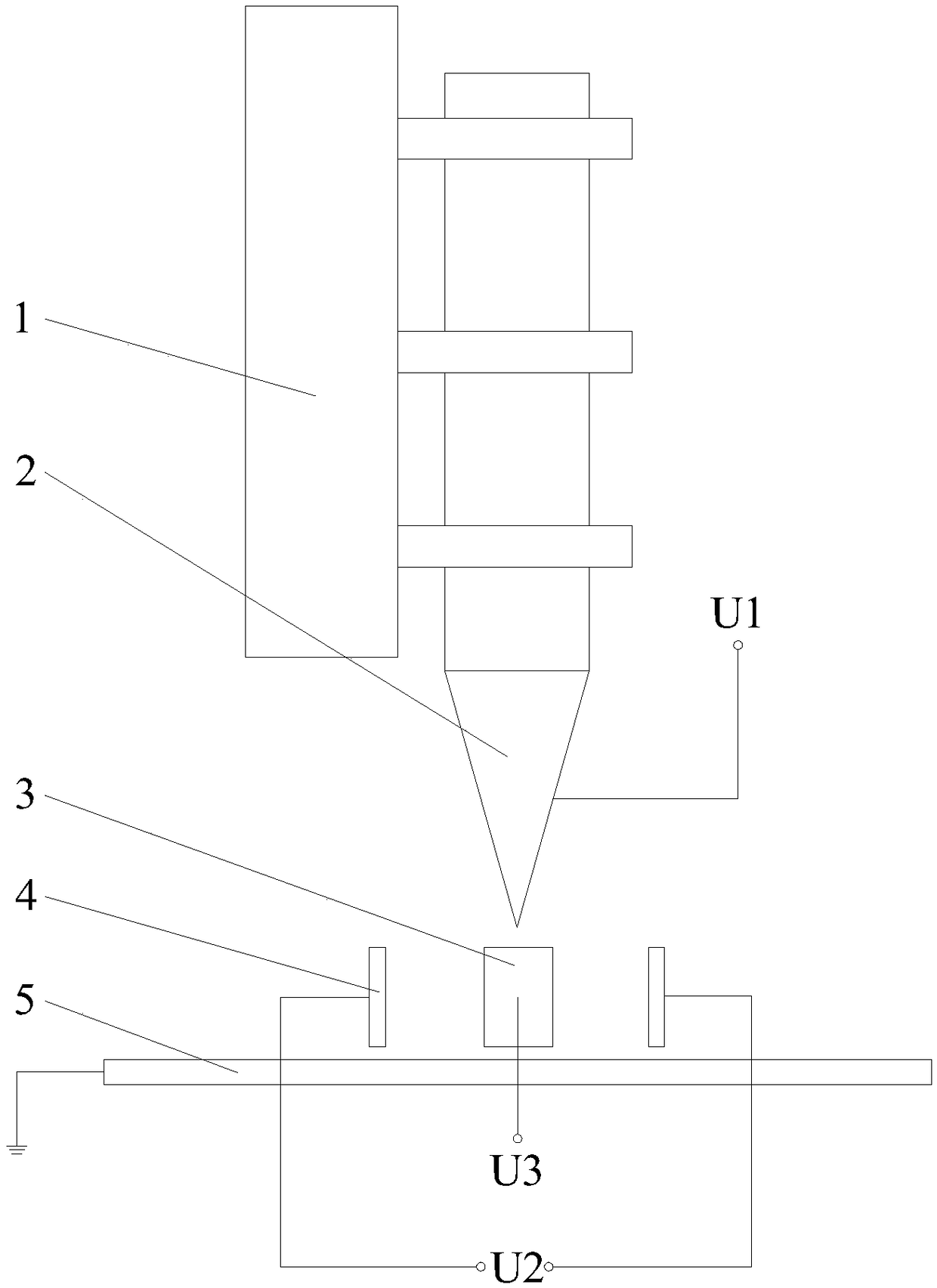 Lithium battery diaphragm, preparation method and electrostatic spinning device