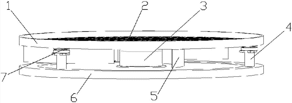 Giant magnetostictive supersonic vibration polishing device