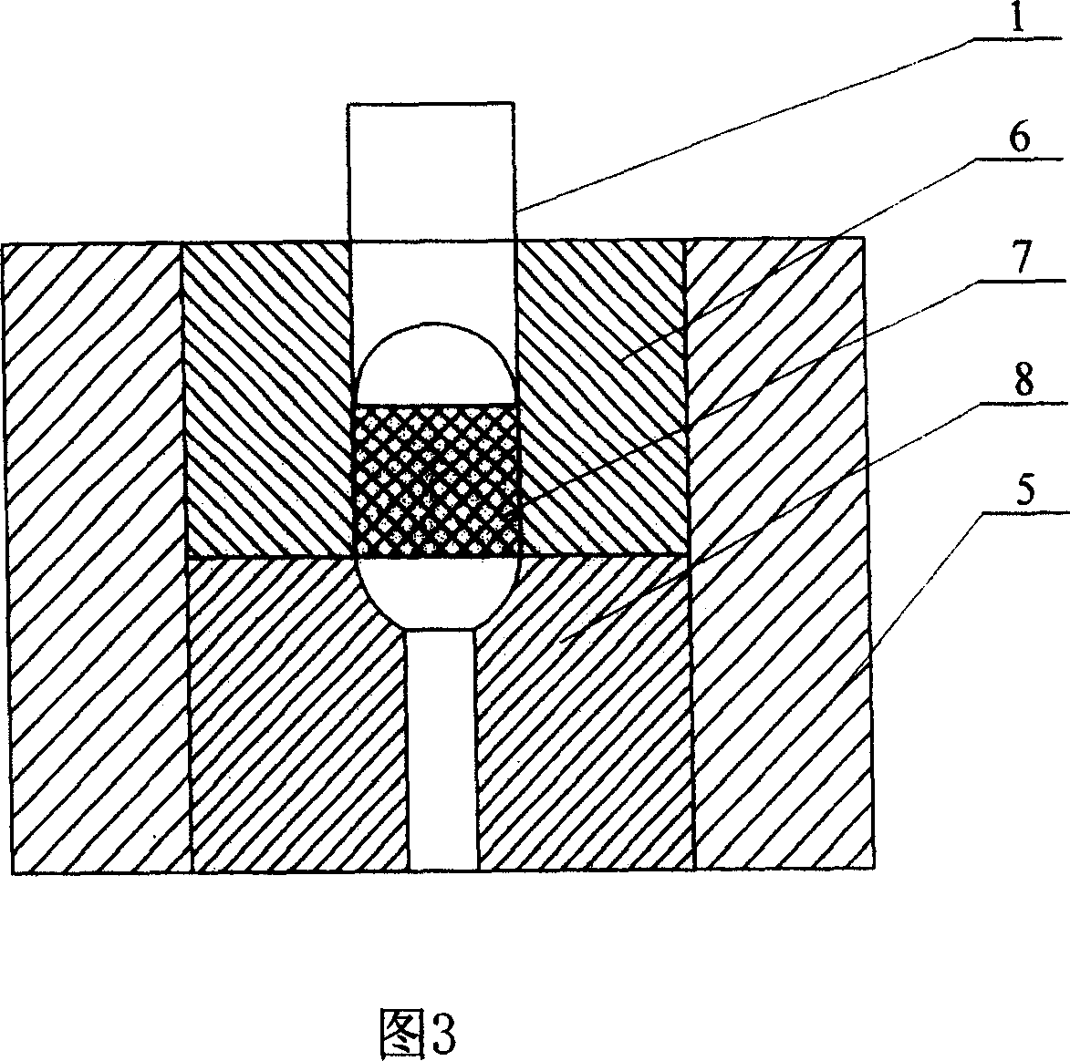 Shaping method of nanometer bioceramic artificial joint