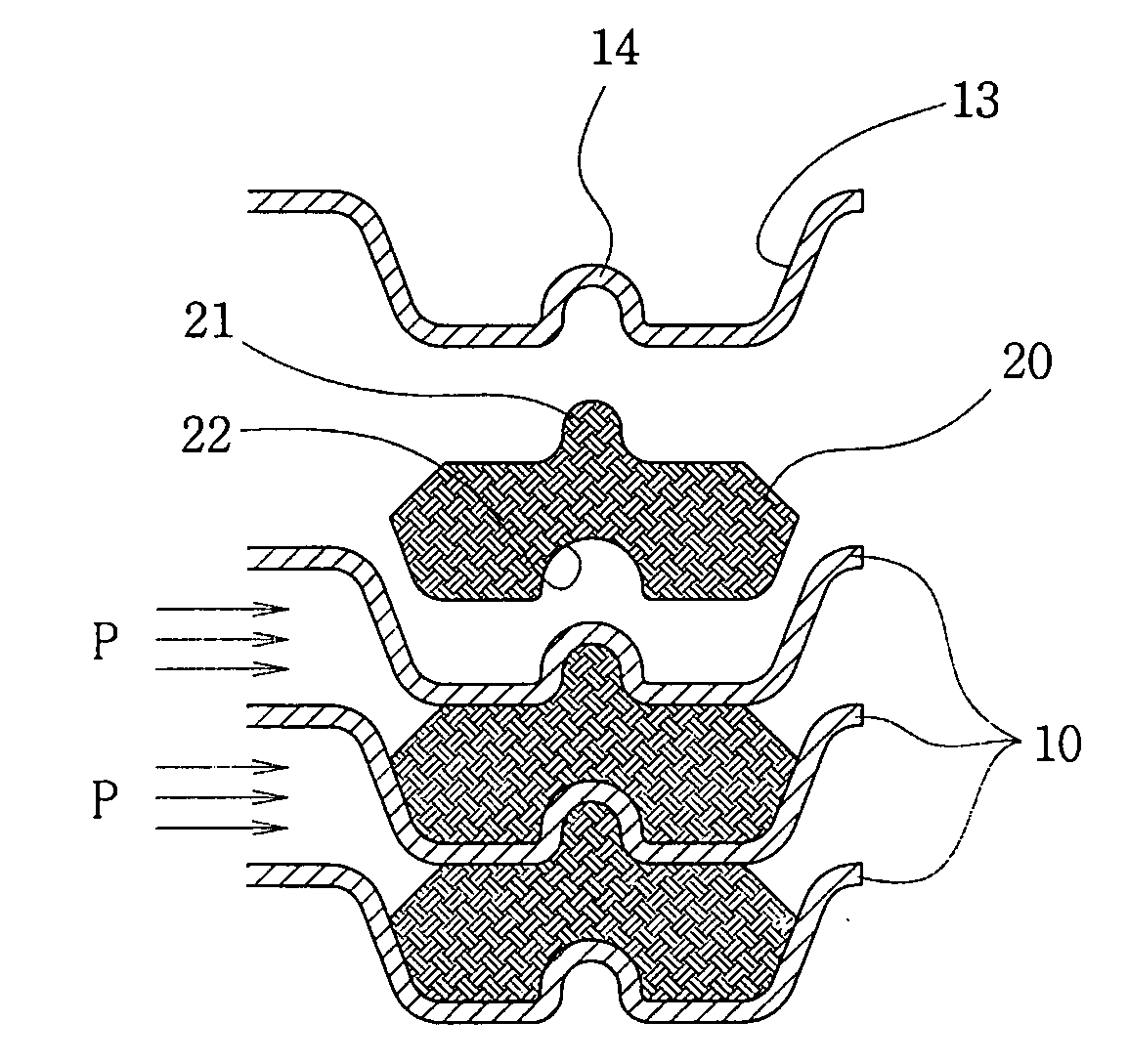 Coupling structure of heat transfer plate and gasket of plate type heat exchanger