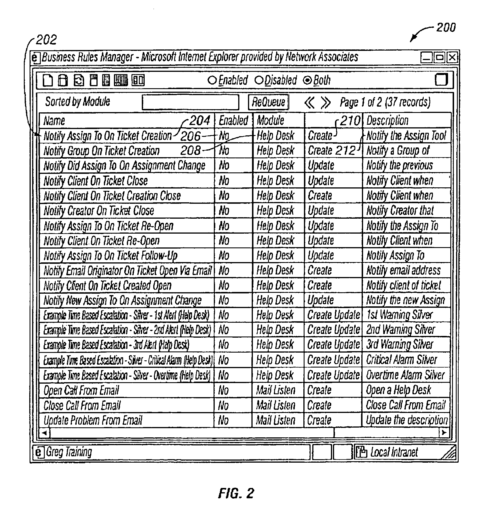 System and method for customizing and processing business logic rules in a business process system