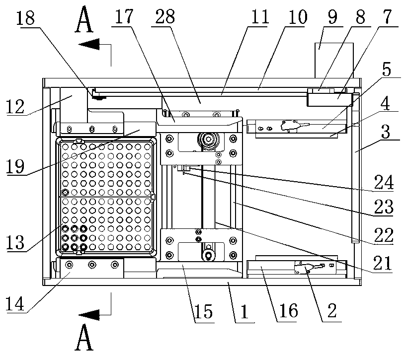 Automatic material box loading device