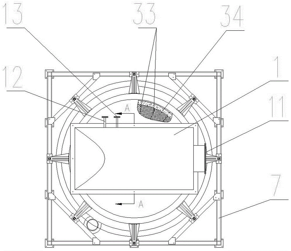 Continuous heat accumulating type VOC (Volatile Organic Compounds) organic waste gas incinerator