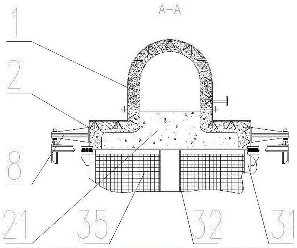 Continuous heat accumulating type VOC (Volatile Organic Compounds) organic waste gas incinerator