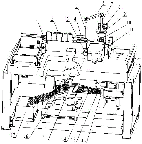 Multi-channel automatic selection sampling analysis device in turn