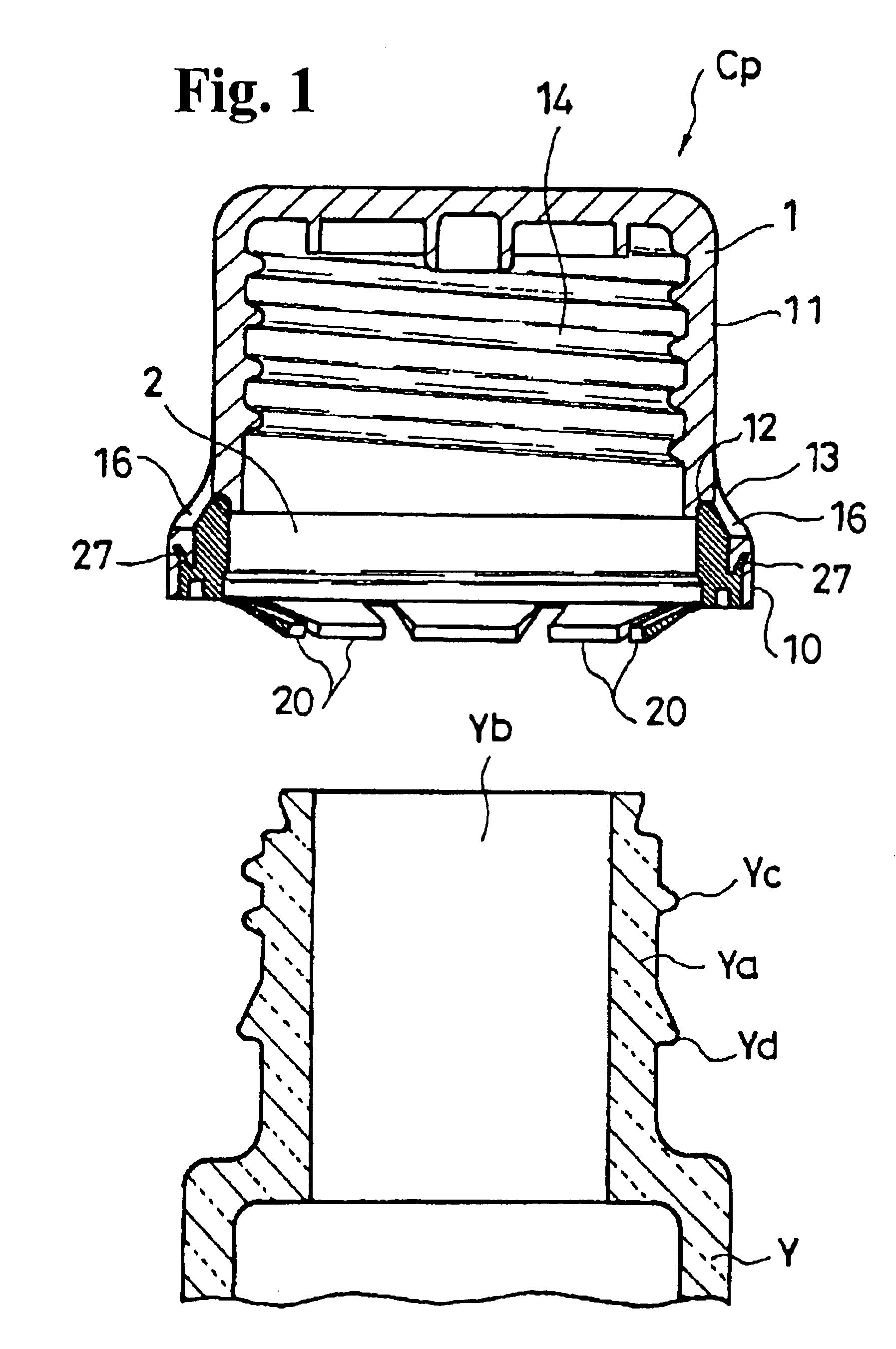 Cap for container