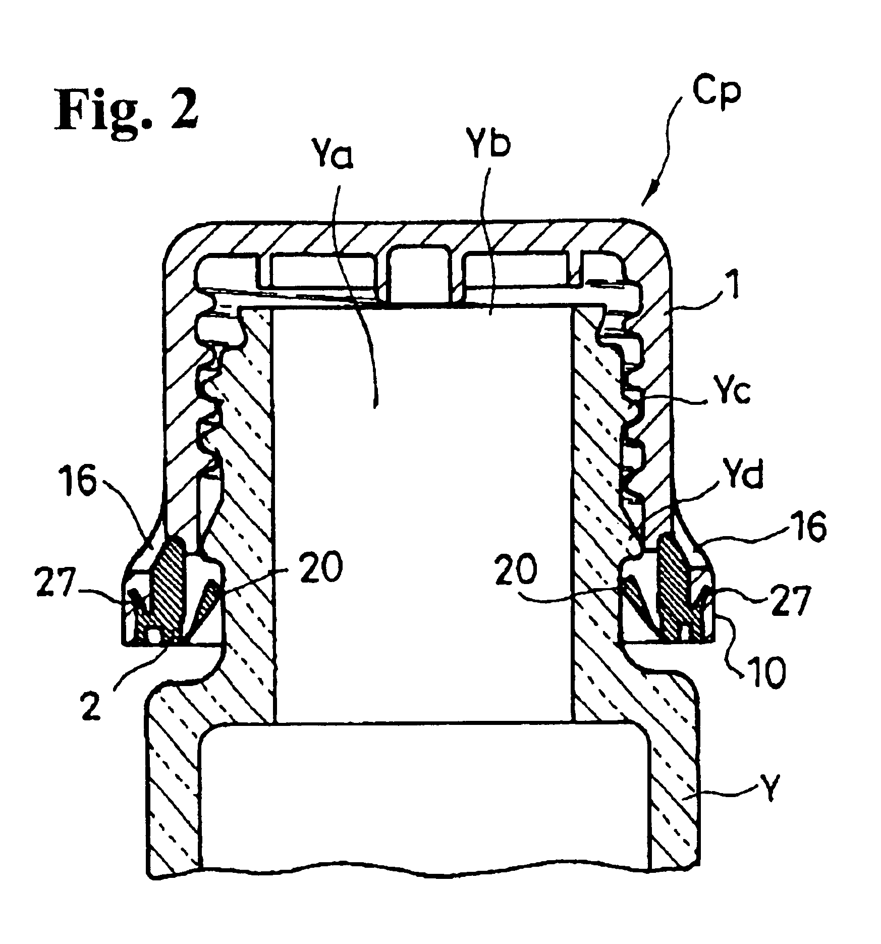 Cap for container