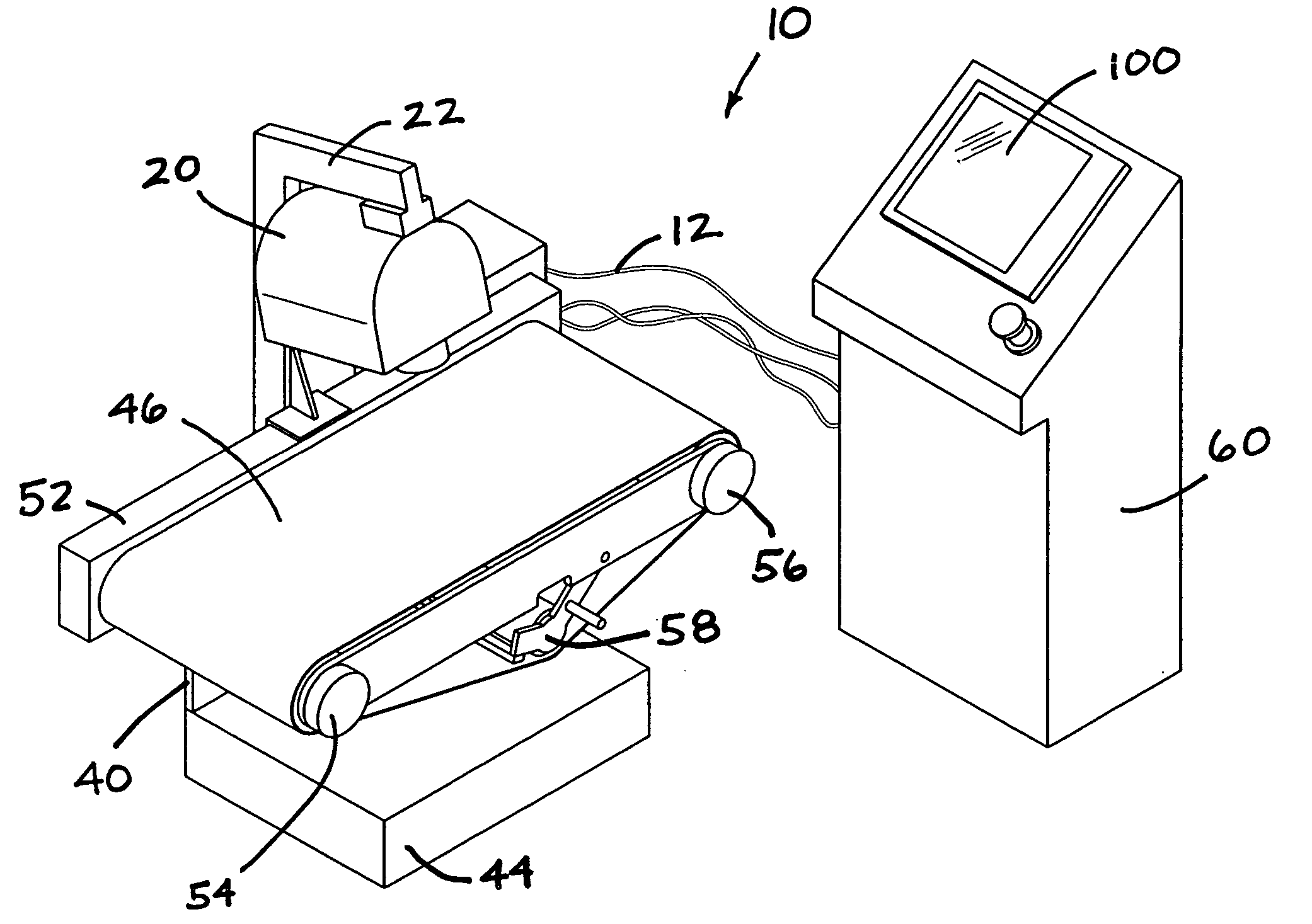 Production meat analysis system and method