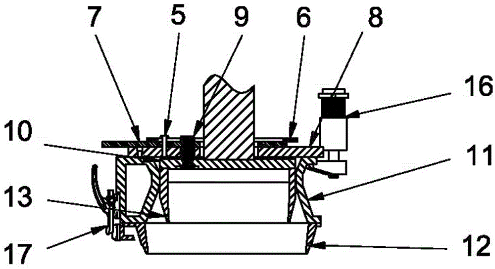 Jacking type tire inflation machine