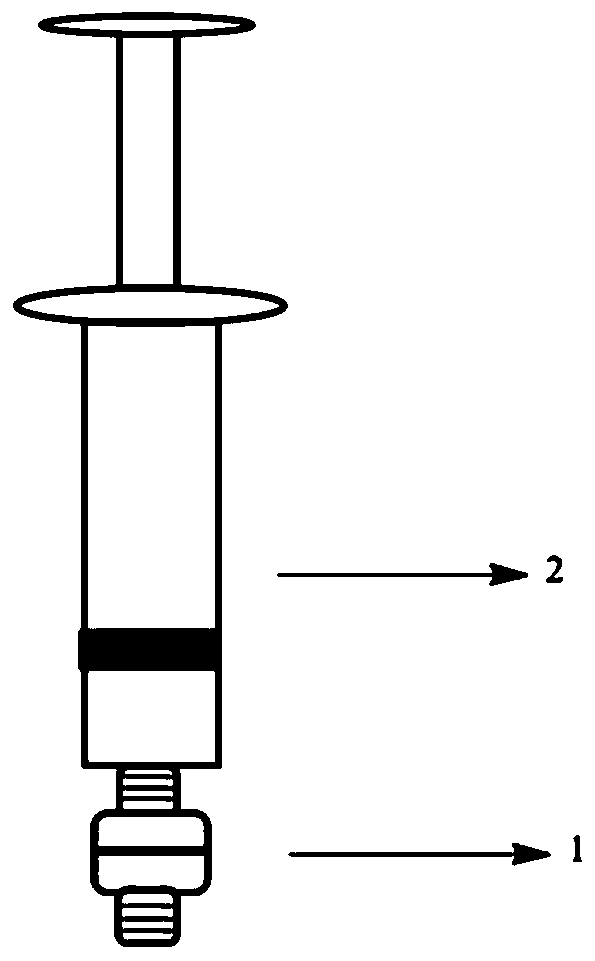 Polymer monolithic column, solid phase extraction filter based on said monolithic column, preparation method and application thereof