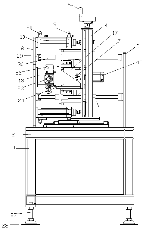 Vacuum laser welding device