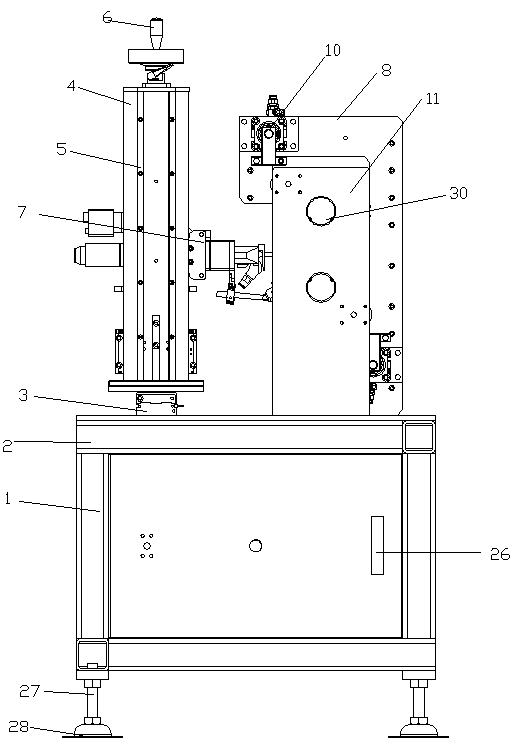 Vacuum laser welding device