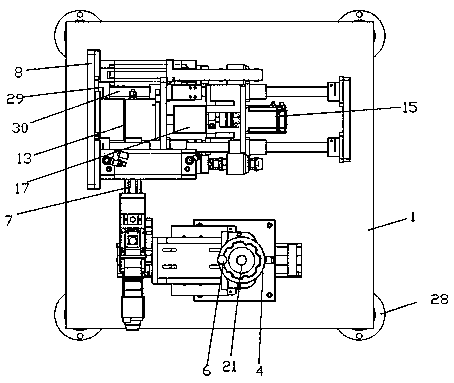 Vacuum laser welding device