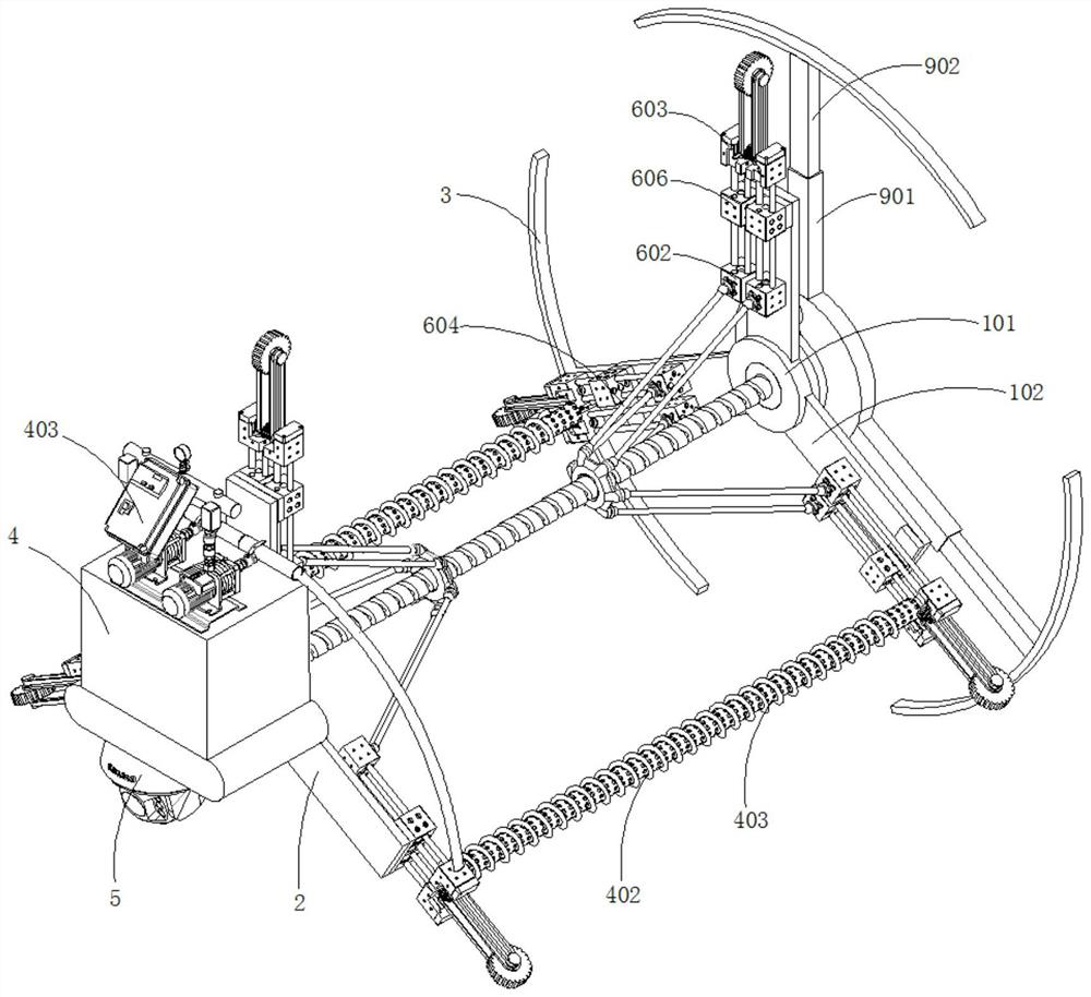 Power transmission line inspection device