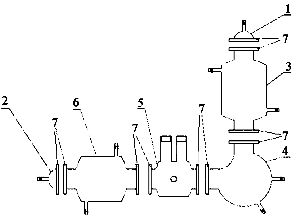 Visualized bionic digestion reactor for stomach body