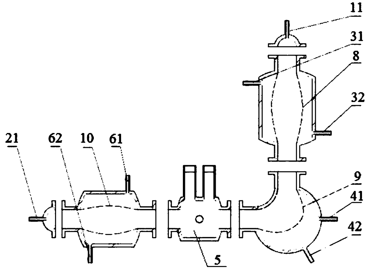 Visualized bionic digestion reactor for stomach body