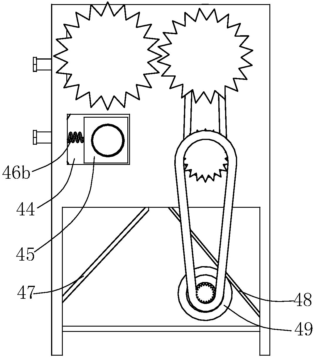 Peony root processing device and method