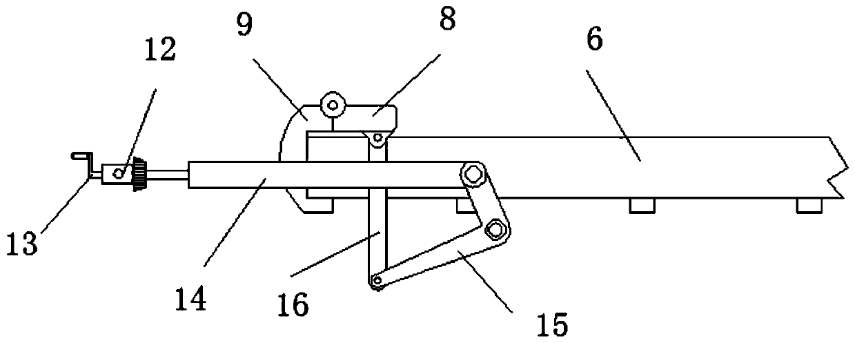 Inwards-sinking liftable mental patients-binding device