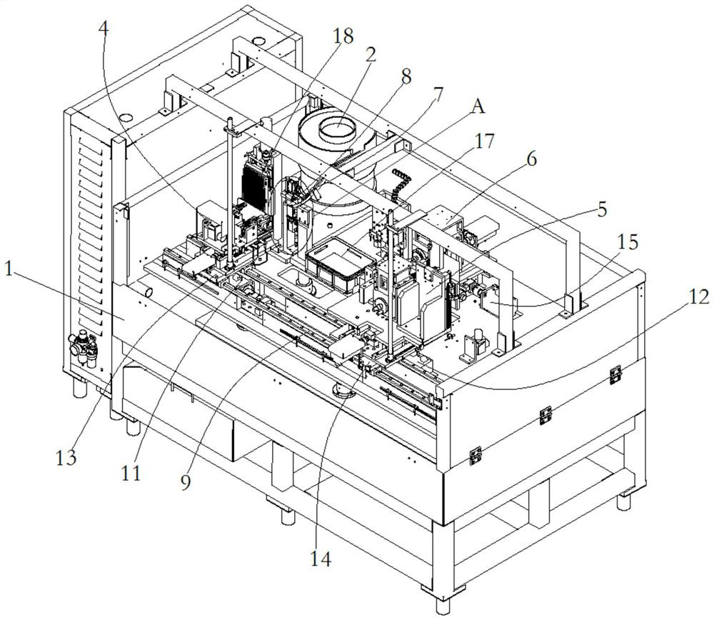 Continuous machining equipment for probe