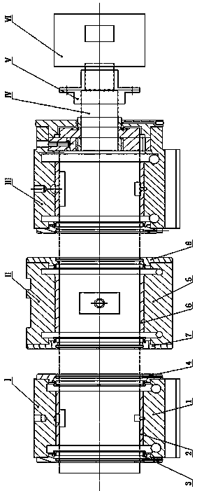 Comprehensive test device of oil film bearing