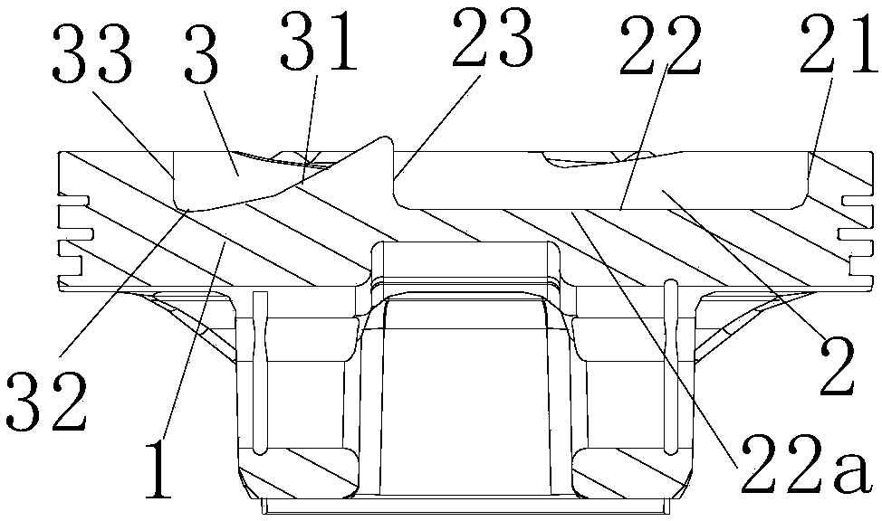 Piston of heavy oil engine and aero-engine